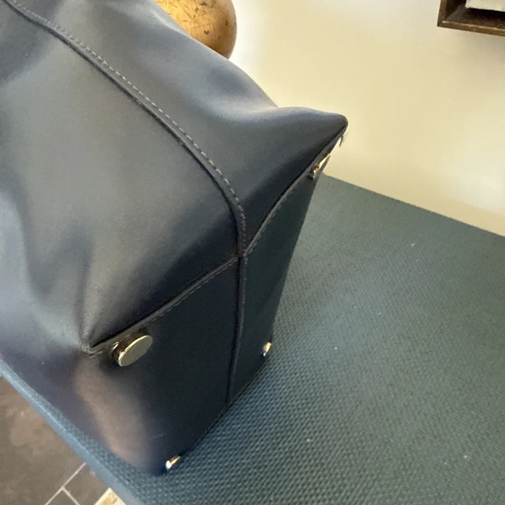Michael Kors Mott Medium Tote Leather Admiral Blue Shoulder Bag